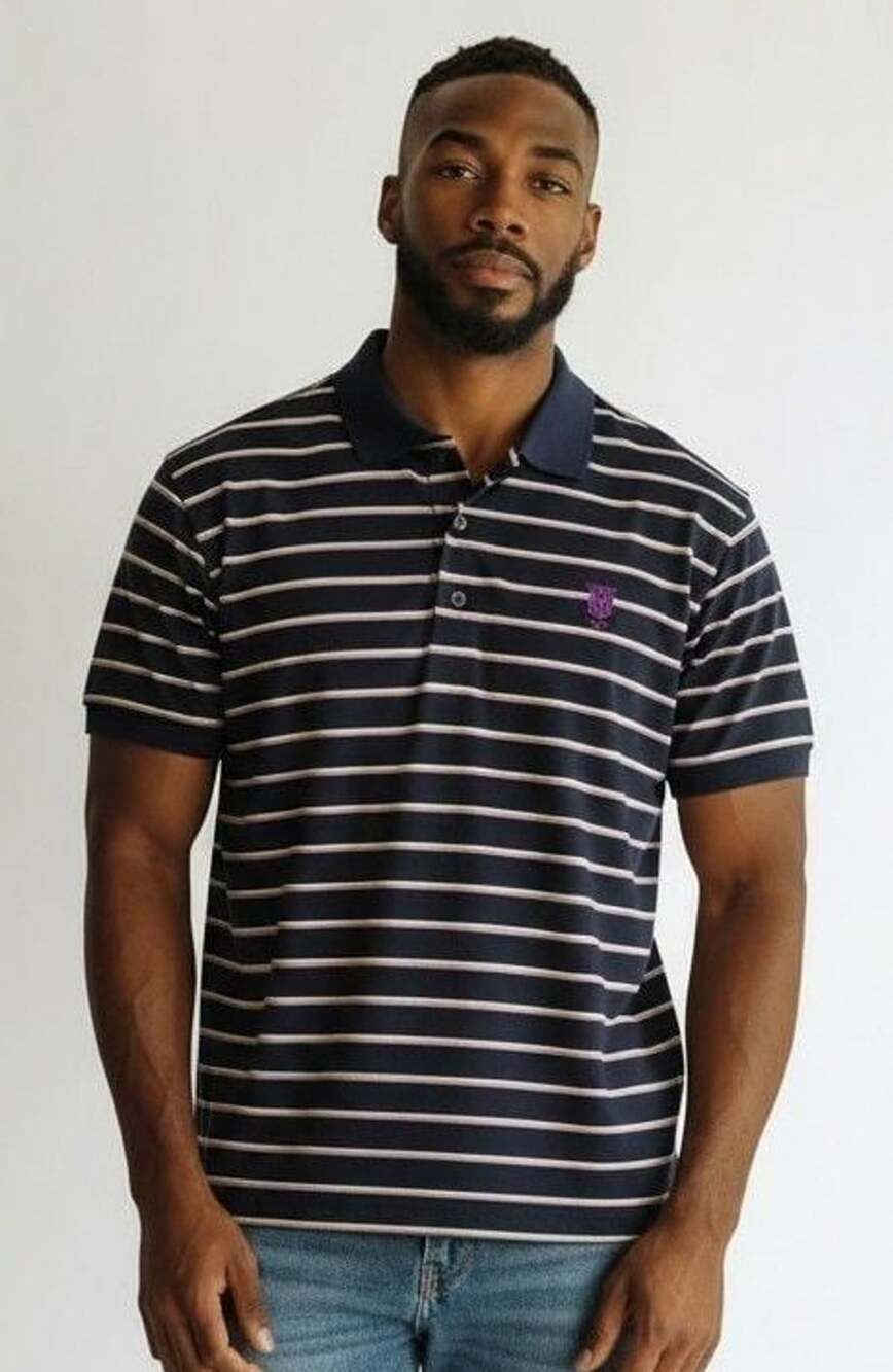 FootJoy Striped Polo Shirt Size L 1916 Golf